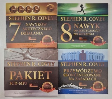 Stephen R. Covey Pakiet 3 mp3 Nawyki i przywództwo