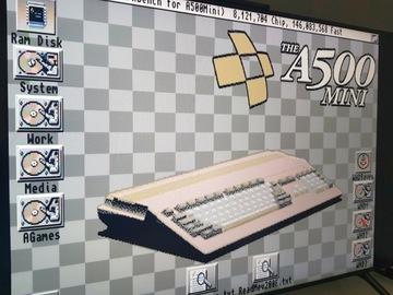 The A500 Mini - PenDrive do Commodore AMIGA