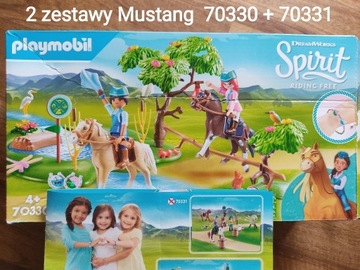 Playmobil 70330 + 70331 Mustang Turniej i Zabawa