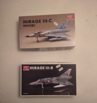 Zestaw odrzutowce Mirage III 1:48 Academy 