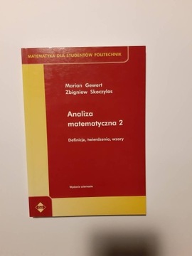 Analiza Matematyczna 2 Definicje twierdzenia wzory