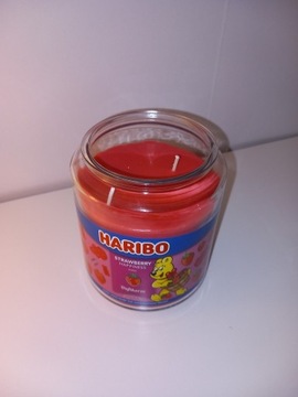 Świeca Haribo - Strawberry Happiness - 510 g