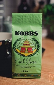 KOBBS Szwedzka herbata liściasta EARL GREEN 125G