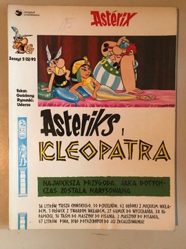 Komiks Asterix i Obelix. Zeszyt 2(5) 92. Asteriks i Kleopatra.