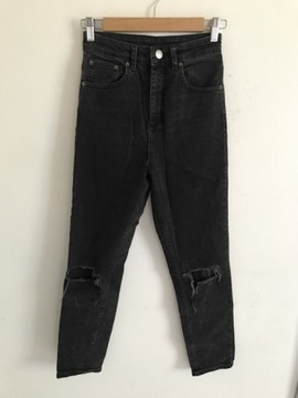 Asos jeansy z dziurami wysoki stan 26/30