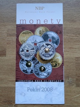 2 monety 10 zł Pekin 2008