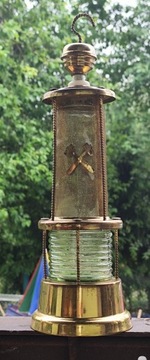 Stara karafka stylizowana na lampkę naftowa lata 70-te 