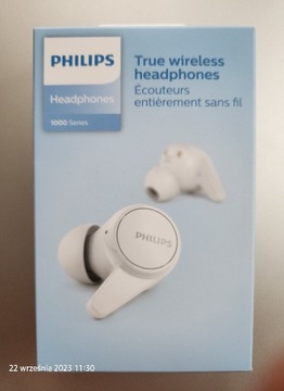 Słuchawki bezprzewodowe douszne Philips TAT1207BK