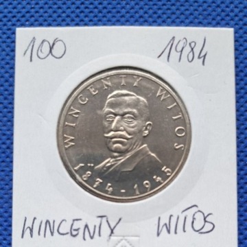 100 zł. WINCENTY WITOS 1984 r.