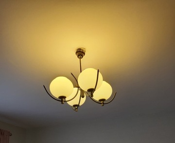 Lampa żyrandol sufitowy 4 ramienna
