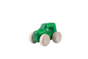 Samochód drewniany Mini-UK zielony