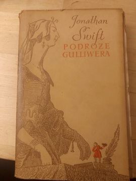 Podróże Gulliwera Jonathan Swift 1953r. ilustracje