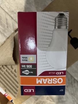 Osram zarowka led value classic 9w 60w 806lm x10 