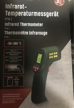 Termometr bezdotykowy infrared zasieg 12m do 380C