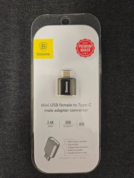 Adapter Baseus USB (żeński) do USB typ C