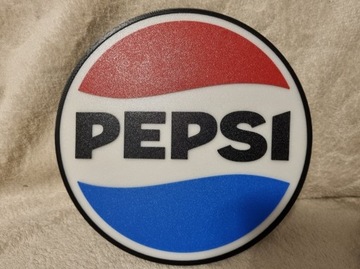 Pepsi logo lampka ramka na ścianę