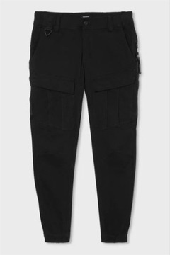 C&A CLOCKHOUSE Spodnie męskie czarne 36