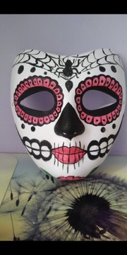 Maska na Halloween karnawałowa sugar skull