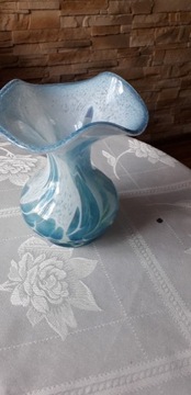 Stary szklany wazon