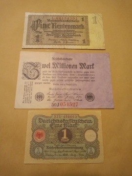 Banknoty niemieckie  nr 1