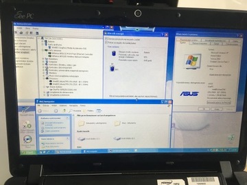 Asus eee PC 1201HA Windows XP SSD 12’ Diagnostyka