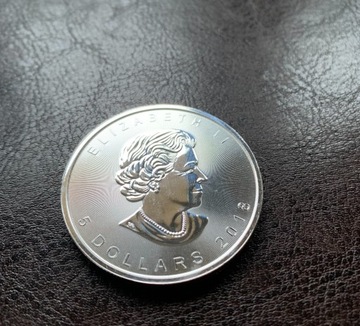 Moneta srebrna Kanadyjski Liść Klonowy 2018
