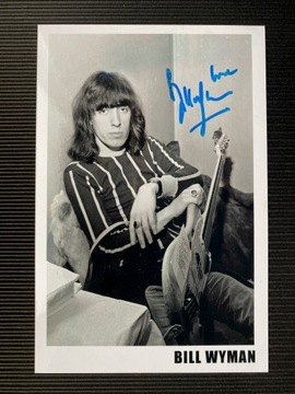 Autografy_pl Bill Wyman Rolling Stones 