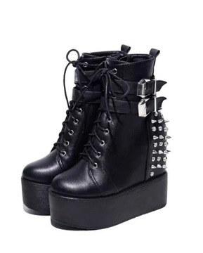 Buty DEMONIA goth ćwieki kolce killstar punk