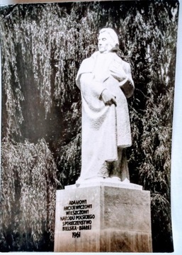 Bielsko-Biała 1962 pomnik Mickiewicz 