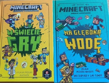 MINECRAFT - DWIE KSIĄŻKI. NOWE