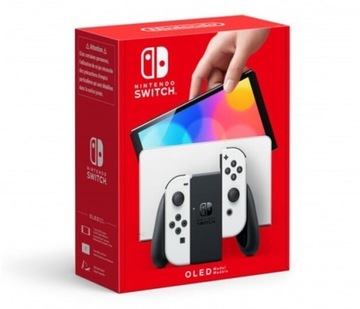 Nintendo Switch OLED biały, nowy