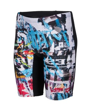 ARENA BOYS JAMMER PLACEMENT BLACK-MULTI  