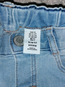 Spodnie jeans. 92r H&M 