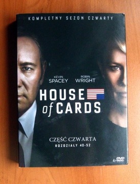 HOUSE OF CARDS Sezon 4 Czwarty 4 DVD