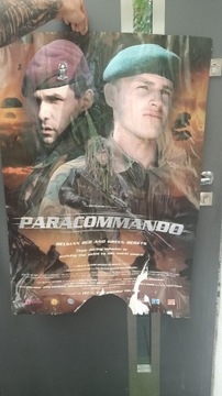 Plakat filmu paracommando. Jedyny egzemplarz.