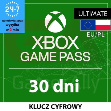 XBOX GAME PASS ULTIMATE 30 DNI 1 MIESIĄC + GOLD