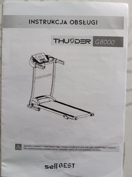 Bieżnia elektryczna Thunder TS-G8000 do 90 kg