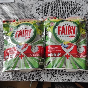 FAIRY PLATINUM PLUS (2x50 szt) Kapsułki do zmywark