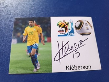 Kléberson, autograf, mistrz świata 