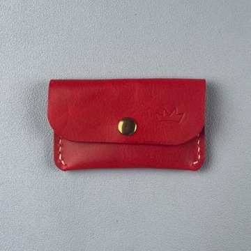 Skórzany Handmade - Cardholder - Portfel na karty