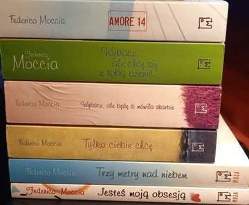 Zestaw Federico Moccia - 6 książek. NOWE