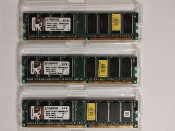 Pamięć RAM Kingston DDR 3 x 512MB 400MHz