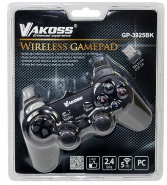Gamepad Vakoss GP-3925BK Bezprzewodowy