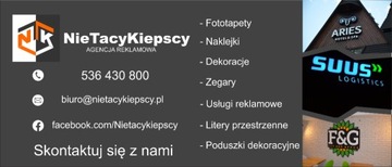 Usługi reklamowe, dekoracje do domów i firm