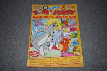 Super Tom Jerry 1 Znajomi z TV komiks lata 90 BDB