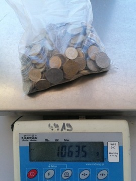 Zestaw monet Hiszpania 1 kg