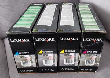 Lexmark Toner C748 Oryginalne