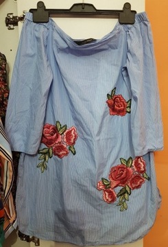 Koszulowa sukienka Zara