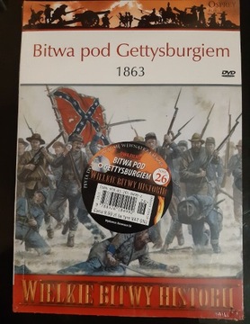 Bitwa pod Gettysburgiem 1863 - Osprey + DVD FOLIA