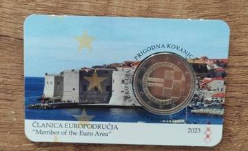 2 euro CHORWACJA - 2023 -  Wprowadzenie euro